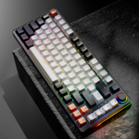 Clavier d'ordinateur à échange à chaud 83 touches Clavier de jeu mécanique sans fil 2.4G avec tampon en silicone