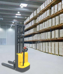 Apilador de Palés Semieléctrico Tipo Caminante de 1 Tonelada, Mini Montacargas Eléctrico - Product Image 6