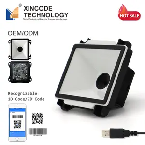 Xincode Mini 2d barcode scanner module arduino wall mount Embedded qr bar code scanners reader module RS232 TTL for kiosk