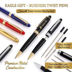 Bolígrafo de Gel Metálico Personalizado de Lujo Premium, Tinta Azul/Negra, Diseño Elegante, Experiencia de Escritura Suave, Regalo Empresarial, Aniversario de Cliente - Product Image 4