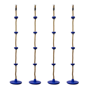 Balançoire d'escalade d'arbre de jeu en plein air <span class=keywords><strong>pour</strong></span> enfants 5 cordes en nylon nouées <span class=keywords><strong>pour</strong></span> enfants <span class=keywords><strong>pour</strong></span> rampes et échelles - Product Image 4