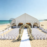 Tente de réception extérieure pour 100 personnes, tente en aluminium TFS pour cérémonie de mariage, fête, événement, banquet dans le jardin
