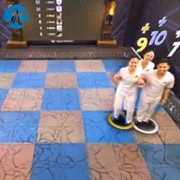 Tapis de jeu de lave de sol interactif Kids Active Play Team Building AR MR Projection Room Jeux de capteur de mouvement de sol interactif