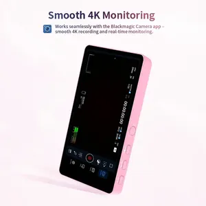 Shimbol CP5 LITE 2 5'' Rear <b>Camera</b> Selfie Monitor 1080p FULL HD for Vlog Works for iPhone X 13 16 Xiaomi 14 Ultra <b>Samsung</b> Phone - Product Image 3