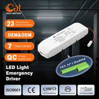 Module onduleur universel LED d'urgence 3-40W, kit de modernisation avec batterie au lithium fer phosphate 180 min pour plafonnier encastré