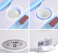 Boîte à Déjeuner Chauffante Électrique Portable Bento 110V/220V en Plastique pour Aliments Chauds