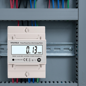 มิเตอร์วัดพลังงานไฟฟ้า Taxnele มัลติฟังก์ชั่น 110-250V 3 เฟส 4 สาย แบบสองทิศทาง KWH 100A AC 50/60Hz สำหรับโซลาร์เซลล์ ความแม่นยำ 0.1 - Product Image 3