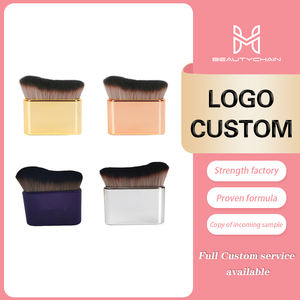 MLM ชุดแต่งหน้าแบบมืออาชีพ บรอนเซอร์สำหรับขา หน้า ตัว ชิมเมอร์ โกลว์ เบลนด์ รองพื้นเนื้อแน่น คอนซีลเลอร์ ลิปบาล์ม ด้ามจับโลหะ - Product Image 4