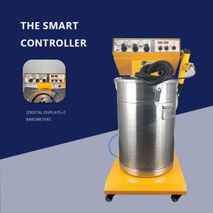 KFB Vente directe d'usine Pulvérisateur de poudre électrostatique Offre Spéciale Fonctionnement simple Type de tête plate 300-400 g/min Volume de pulvérisation Métal - Product Image 3