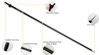 Tige d'extension en aluminium de 2000mm pour l'aide à l'entraînement au golf, pôle télescopique pour simulateur de golf, entraînement adapté aux débutants