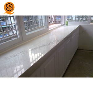 Bán buôn giá rẻ giá rắn bề mặt tấm hạt trắng đá thạch anh truy cập hàng đầu tấm cho nhà bếp - Product Image 4