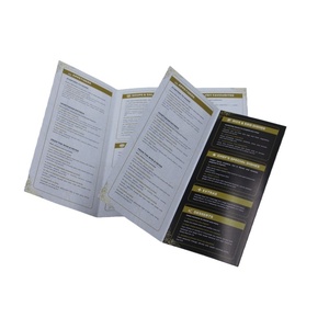 100gsm A4 Absorbent Paper Eco-friendly Full Color Wrist Watch Wholesale Market Russian <strong>Restaurant</strong> Menu Catalogue and <strong>Flyer</strong> <strong>Print</strong> - Product Image 1
