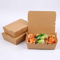 Caja de Papel Coreano Ecológica Personalizada para Hot Dogs y Hamburguesas, con Laminación Mate, para Comida Rápida y Pollo Frito