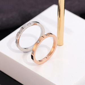 Anello <span class=keywords><strong>Promessa</strong></span> in Acciaio Inossidabile con Zirconi Cubici, Gioiello <span class=keywords><strong>per</strong></span> <span class=keywords><strong>Matrimonio</strong></span>, Compleanno, Amore e Amicizia, <span class=keywords><strong>per</strong></span> Donne e Ragazze - Product Image 5