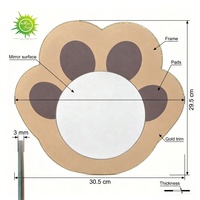 Miroir en acrylique de qualité supérieure, miroir de maquillage en gros, miroir de maquillage de bureau, miroirs de maquillage pour la décoration