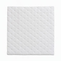 Tapis absorbant d'huile blanc 40x50cm en PP non tissé de qualité industrielle pour l'entretien des fuites d'huile en atelier