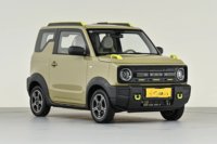 Micro-voiture électrique d'occasion Geely Panda Mini 2025, 210 km d'autonomie, carrosserie tout-terrain, batterie au lithium, idéale pour les trajets urbains flexibles