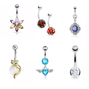 2024 Nieuwe Aanwinsten Titanium RVS Piercing <span class=keywords><strong>Navel</strong></span> Industriële Piercing Snelle Levering <span class=keywords><strong>Navel</strong></span> Piercing - Product Image 3