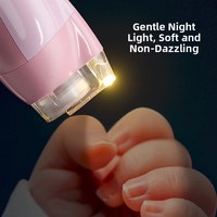 Perceuse à ongles pour bébé, rechargeable par USB, en forme de stylo, moteur à balais, 0-35000 tr/min, portable, multifonctionnelle, kit de manucure et pédicure pour nouveau-nés et enfants
