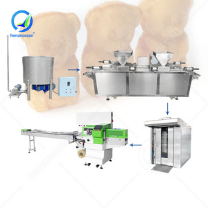 Ligne de production entièrement automatique de machine semi-industrielle de gâteau à la crème magique d'OCEAN Madeleine - Product Image 1