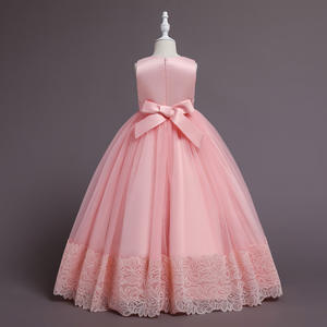 Bordado de perlas de la princesa de satén desfile de los niños vestido de baile de graduación vestidos de <span class=keywords><strong>primera</strong></span> comunión <span class=keywords><strong>para</strong></span> la boda - Product Image 2
