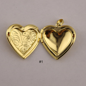 CZ8777 oro placcato in stile Vintage 18k motivo a fiocco di fiori ovale cuore rotondo Allah segreto messaggio <span class=keywords><strong>libro</strong></span> foto ciondolo foto medaglione - Product Image 4