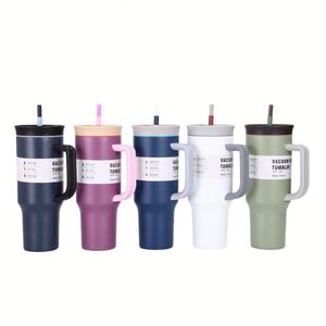 Nuevo Vaso Térmico de Gran Capacidad de 40 oz con Aislamiento al Vacío, de Acero Inoxidable 304/201, Mantiene la Temperatura de 6 a 12 Horas, Apto para Automóvil - Product Image 4
