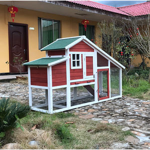 SDC032 Cages à poulets en bois massif écologiques personnalisées Extra Large <span class=keywords><strong>Poulailler</strong></span> <span class=keywords><strong>professionnel</strong></span> anti-pluie - Product Image 4