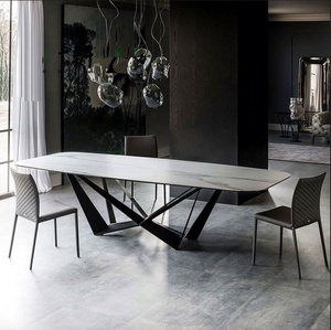 Table à <span class=keywords><strong>manger</strong></span> rectangulaire en granit et marbre Youtai, style italien, luxe léger, moderne et vintage, pour la <span class=keywords><strong>salle</strong></span> à <span class=keywords><strong>manger</strong></span> - Product Image 3