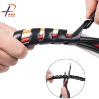Tube de protection en plastique de type ouvert PSF HP001 pour câbles, résistant à l'abrasion et aux huiles synthétiques, diamètre personnalisé