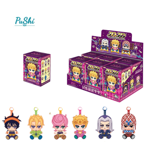 ตุ๊กตา EAKI <span class=keywords><strong>JoJo</strong></span> Golden Wind Trial Cute Journey Sitting Series ของแท้ กล่องสุ่ม ตุ๊กตาอนิเมะ Eaki สำหรับตกแต่ง - Product Image 1