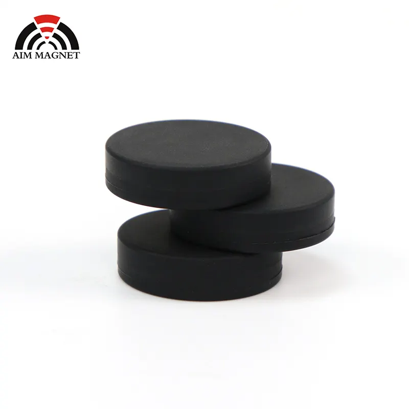 Magnets Neodymium Super Strong Magnetic Waterproof Black Rubber Plating Neodymium Magnet