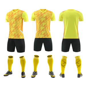 Camiseta de Entrenamiento Personalizada con Estampado de Sublimación de Malla, Ropa Deportiva al por Mayor, Nuevo Diseño de Fútbol, Conjunto de Camiseta de Fútbol para Hombre OEM - Product Image 4