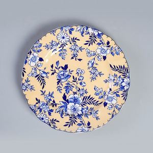 Assiettes de Dîner et Assiettes à Dessert en Porcelaine Britannique Vintage, Vente Chaude Directe Usine Chine, Service JBS pour Décoration Maison, Hôtel, Fête - Product Image 5
