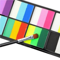 Kit de peinture professionnelle pour le visage et le corps pour les fêtes Maquillage activé par l'eau pour les enfants