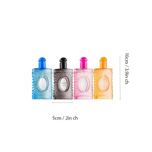Ensemble de parfums multi-parfums C2U, 4 flacons carrés givrés scintillants - Product Image 3