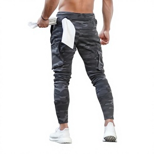 <b>Men's</b> Drawstring Cotton Fleece <b>Joggers</b> Casual Mid-Waist Gym Workout Comfortable Slim Fit <b>Tapered</b> Sweatpants Breathable - Product Image 4
