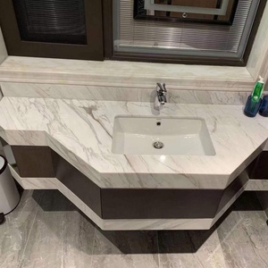 Mármol Natural <span class=keywords><strong>Jazz</strong></span> White para Pisos, Escaleras, Lavabos, Alféizares de Ventana y Umbral - Product Image 1