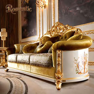 Divani a L di Lusso in Stile <span class=keywords><strong>Classico</strong></span> Italiano e Francese per Casa e Appartamento, Imbottiti in Tessuto con Struttura in Legno e Morbidi Cuscini per <span class=keywords><strong>Soggiorno</strong></span> - Product Image 3