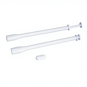 Tube applicateur vaginal en PP de qualité médicale avec bouchon à vis, diamètre 60 mm, pour crème, gel et pommade de soins féminins - Product Image 1