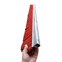 Brosse à fil d'acier industrielle OEM Shenzhou SZ-336 avec manche métallique pour fournitures de nettoyage