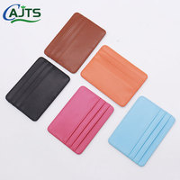 Porte-cartes en cuir PU à sublimation, étui à cartes pour femmes et hommes, porte-cartes d'identité