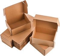 Boîte d'expédition en carton ondulé personnalisée par le fabricant, boîte pliante pour envoi postal, boîte en papier pour vêtements