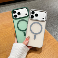 Coque en acrylique pour Samsung Galaxy S26 FE/S26 Ultra/S26 Plus/A27/A57/A37/A07/M17, coque de téléphone magnétique à effet peau, anti-chute, tendance