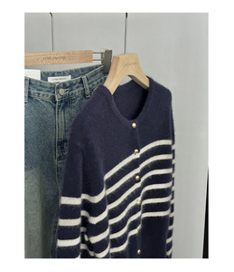 Áo len sang trọng tỷ lệ phần trăm cao của gấu trúc len phụ nữ thiết kế mới nhất áo len mới thân thiện với da lông cừu cảm thấy lỏng lẻo Phụ nữ mùa đông - Product Image 3