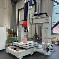 YOUHAOCNC Machine de fraisage CNC 5 axes robuste pour le travail du bois, à broche unique, système de contrôle RichAuto, moteur à roulement et pompe
