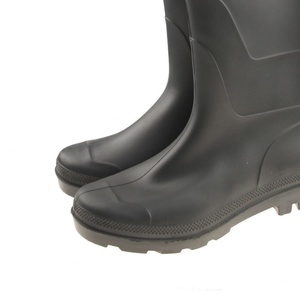 Bottes de pluie noires imperméables antidérapantes spécialisées pour le camping et la pêche en extérieur, résistantes à l'eau et à la boue - Product Image 2