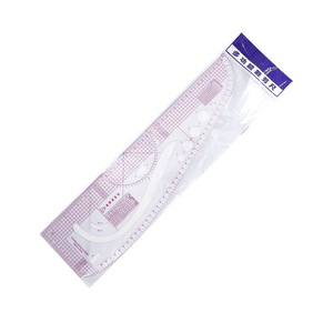 Regla de corte 3245 de plástico multifuncional para la creación y graduación de patrones de prendas, regla curva para el diseño de costuras. - Product Image 2