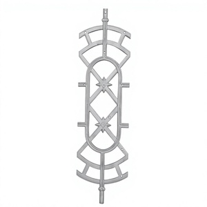 Wholesale Modern Grey Heavy Duty Cast Iron Frameless Balusters Balcony Stair <b>Railings</b> 5 Year Warranty Rust Water Resistant UV - Product Image 3