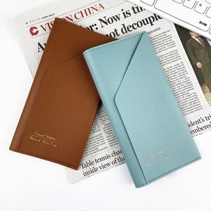 <b>Hot</b>-Sale Fashion Passport Holder PU Leather Passport Cover for Card Documents Travel Wallet Simple Travel Passport Case <b>Bag</b> - Product Image 3